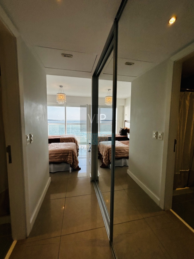 Apartamento ID.2275 - Alquiler apartamento 3 dormitorios con vista al mar Playa mansa - Punta del Este