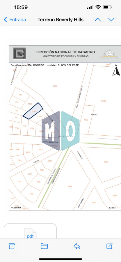 Terreno ID.1163 - Muy lindo terreno en Marly  