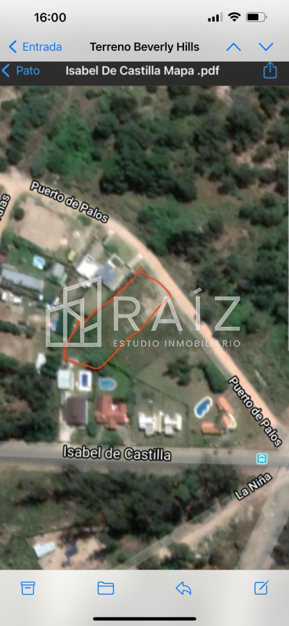 Terreno ID.12122 - VENTA TERRENO 1057M2 MARLY PUNTA DEL ESTE