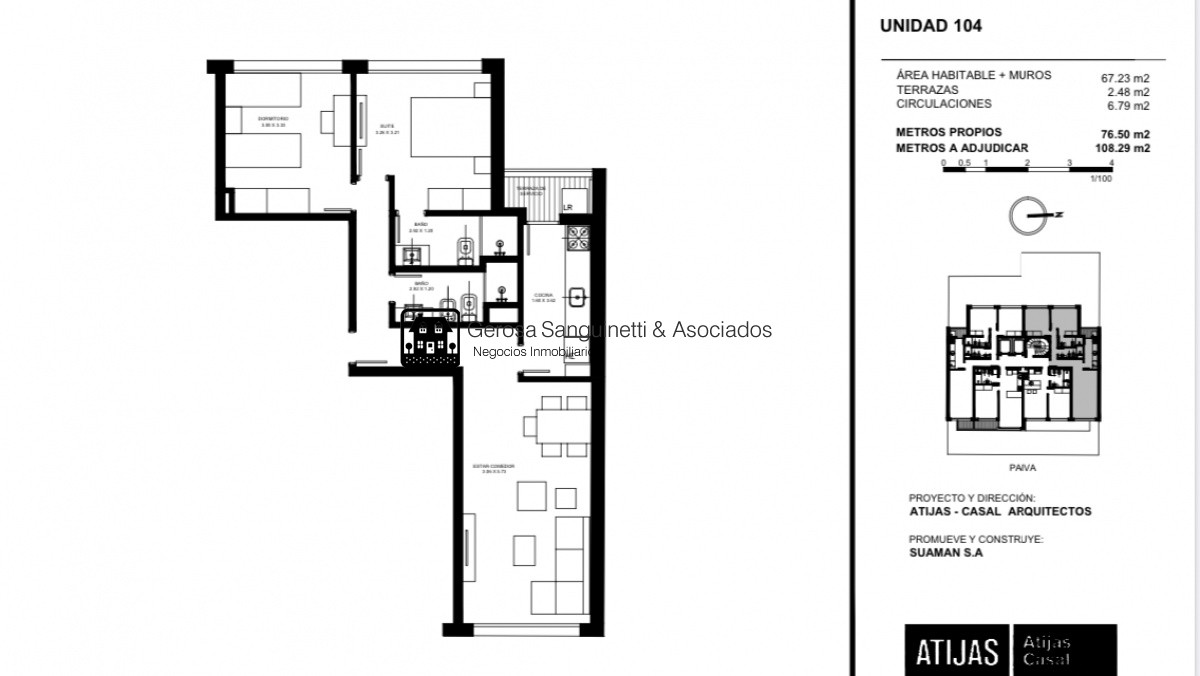 Apartamento ID.1710 - Moderno apartamento. a pasos de la Rambla del Buceo