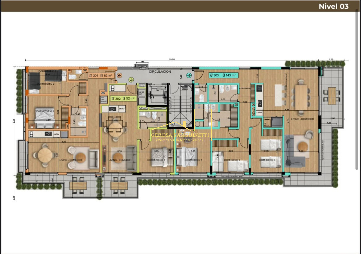 Apartamento ID.3606 - Aparamentos de 1,2 y 3 dormitorios en venta en peninsula de Punta del Este
