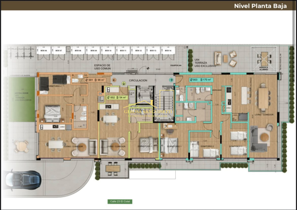 Apartamento ID.3606 - Aparamentos de 1,2 y 3 dormitorios en venta en peninsula de Punta del Este
