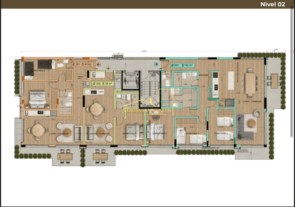 Apartamento ID.3606 - Aparamentos de 1,2 y 3 dormitorios en venta en peninsula de Punta del Este