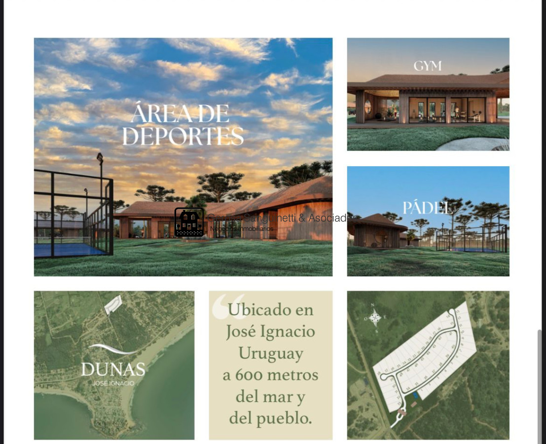 Terreno ID.3293 - Dunas Jose Ignacio lotes en venta