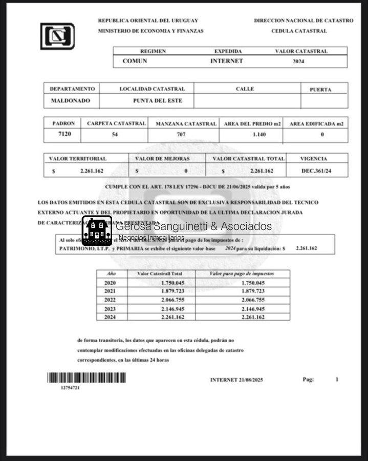 Terreno ID.3195 - Terreno en venta en San Rafael