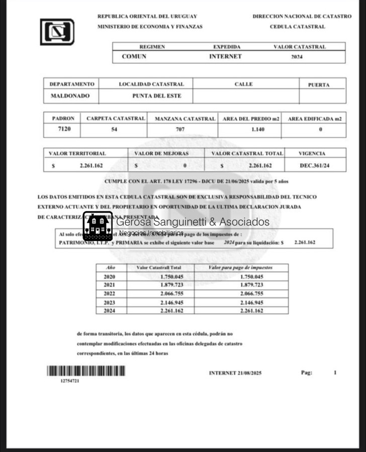 Terreno ID.3195 - Terreno en venta en San Rafael