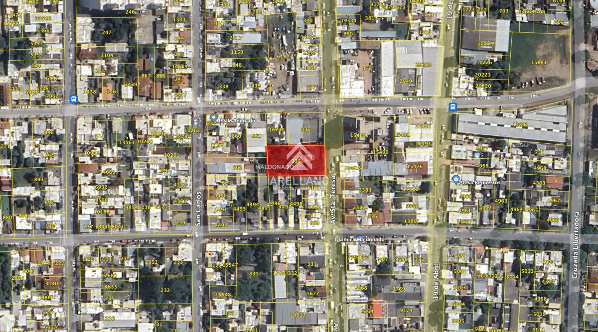 Terreno ID.3760 - Terreno para inversores en el Centro de Maldonado