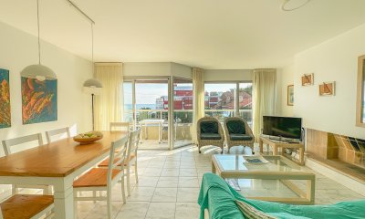 Apartamento en Península con vista al mar, 3 dormitorios y estufa a leña