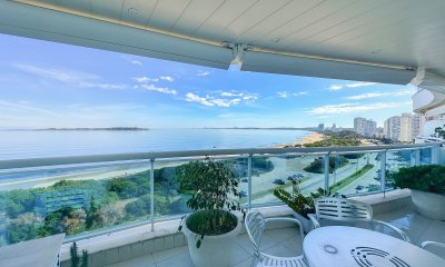 Venta apartamento dos dormitorios punta del este playa mansa edificio millenium tower