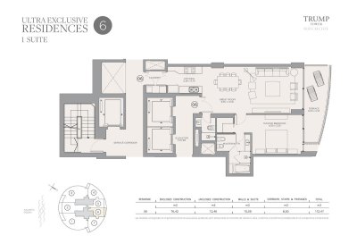 Apartamento de 1 dormitorio con vista al mar.
