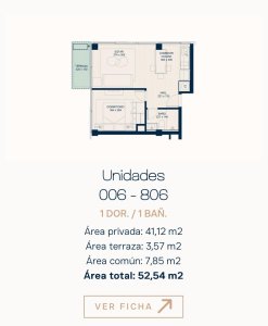 Apartamento 1 dormitorio en pozo. Roosevelt