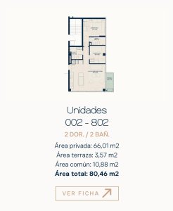 Apartamento 2 dormitorios en pozo. Roosevelt