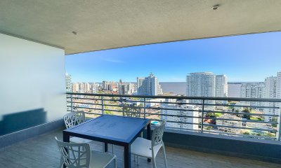 Apartamento en Mansa, piso alto, 2 dormitorios en suite