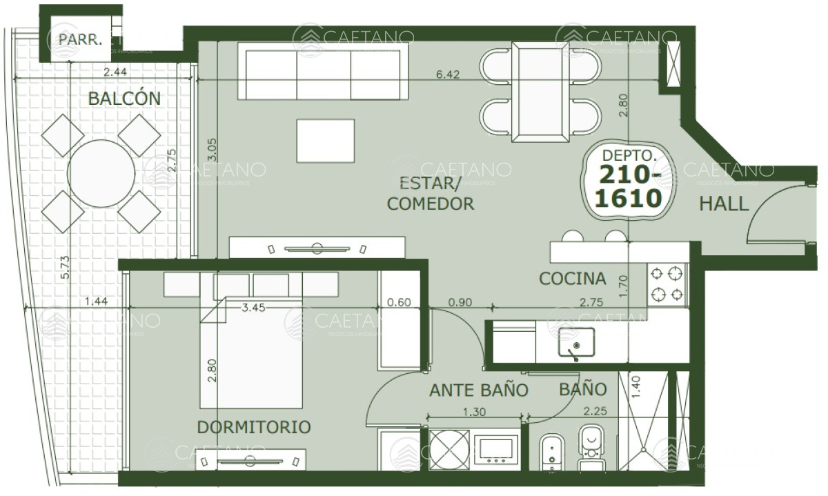 Apartamento en venta 1 dormitorio Punta del Este - DMC15967A