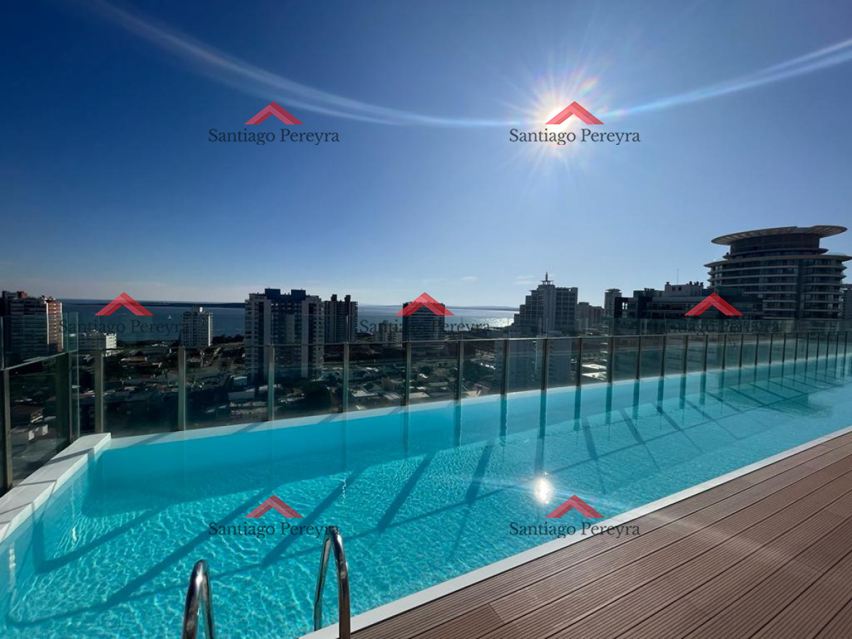 Apartamento ID.16769 - Un dormitorio y medio con vista parcial al mar