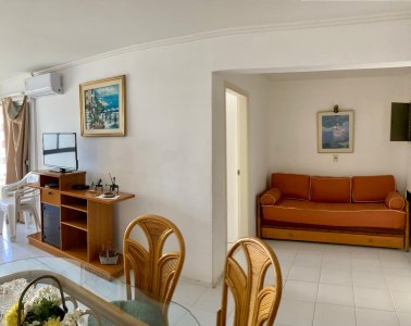 Un dormitorio a pasos del mar