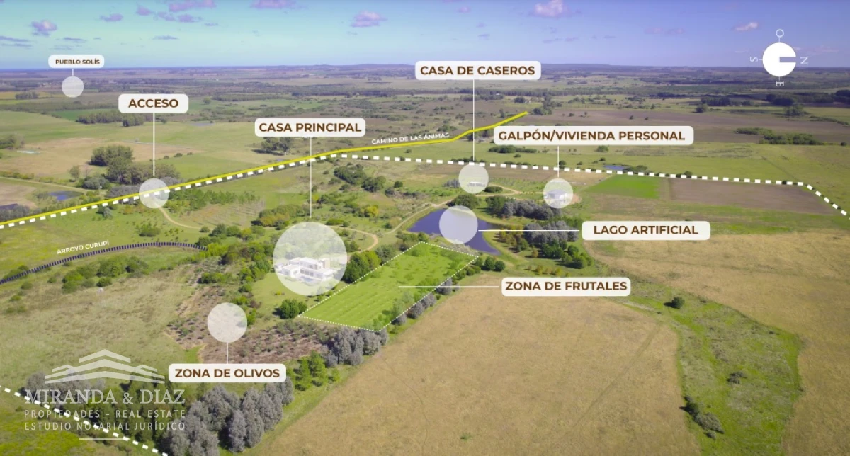 Hermosa casa de campo para producción y disfrutar - MYD3206H