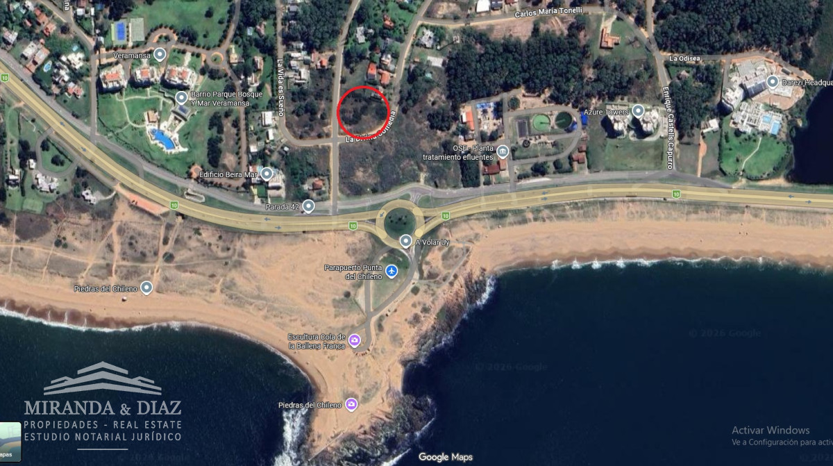 Terreno en venta con vista al mar para construir edificio bajo - MYD4076T