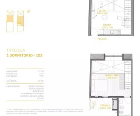 Venta apartamento dúplex en Aguada 1D