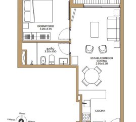 Venta apartamento de 1 dormitorio a estrenar Pocitos Punta carretas MARZO 2023
