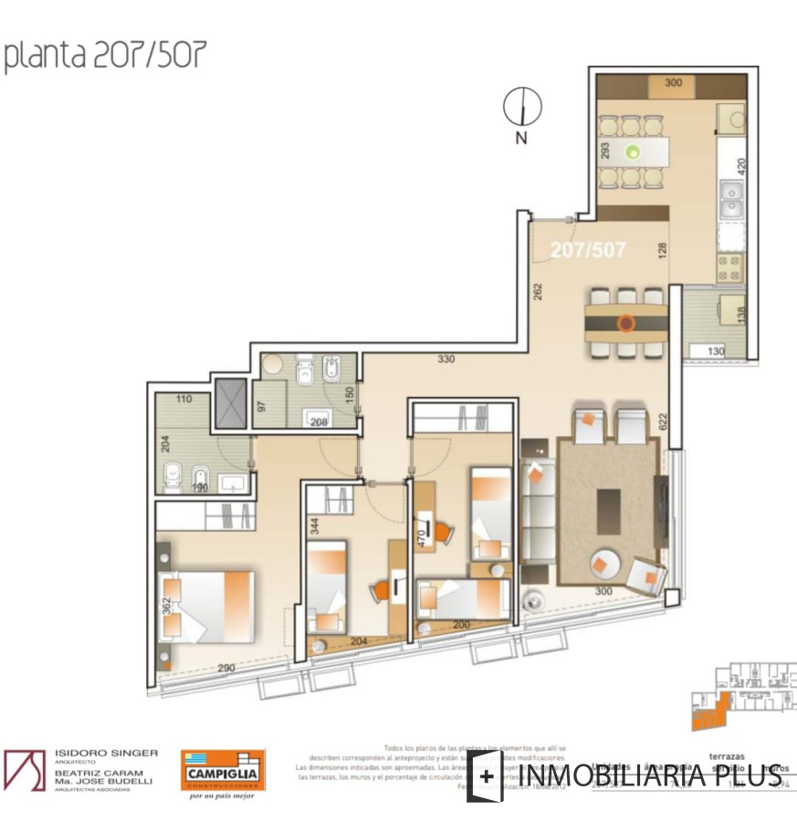 Apartamento ID.1546 - Alquiler de Apartamento de 3 Dormitorios, 2 Baños y garaje en Malvín Montevideo