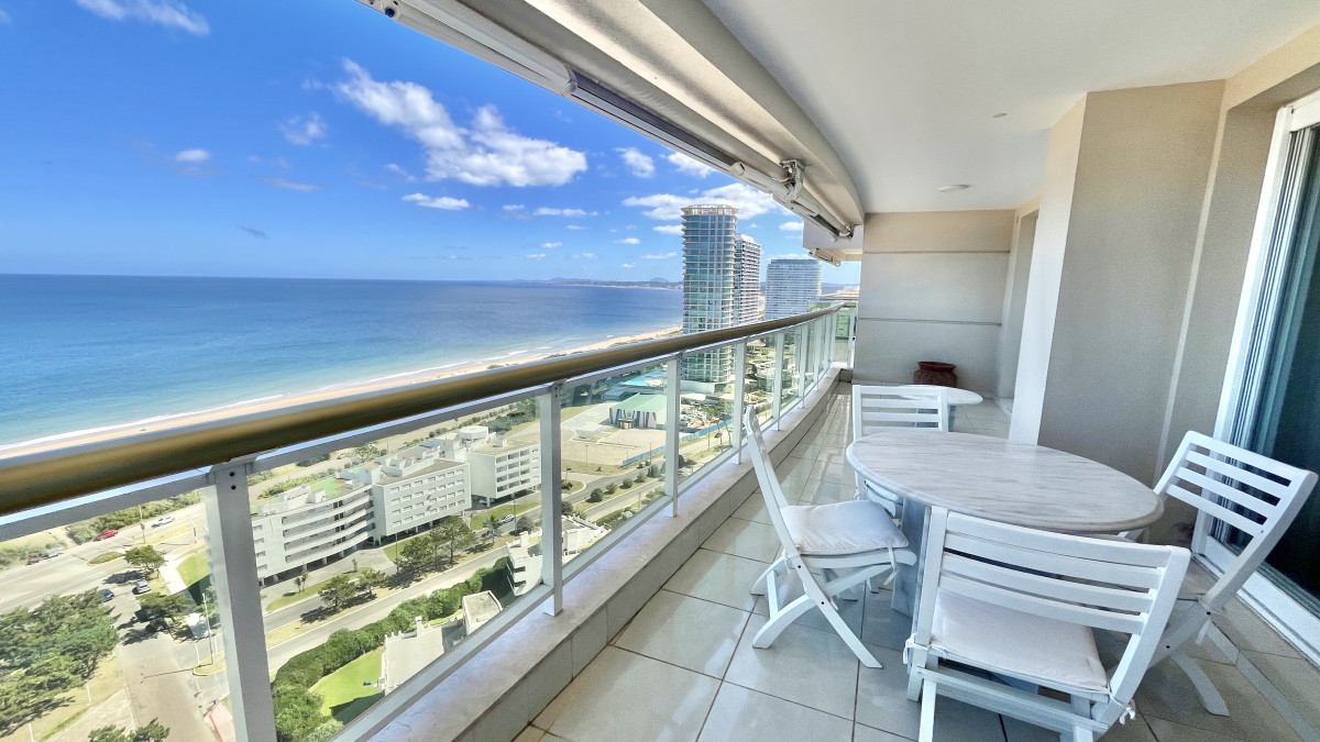 VENTA ALQUILER APARTAMENTO PRIMERA LINEA MANSA PUNTA DEL ESTE