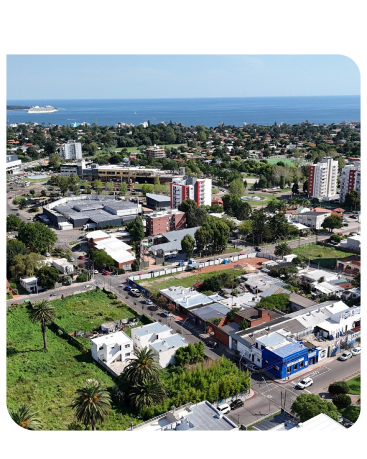 Terreno en venta con proyecto edilicio en Maldonado