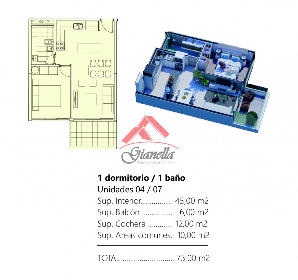 Apartamento ID.2261 - En venta apartamento de 2 dormitorios, en Brava Punta del Este a Estrenar