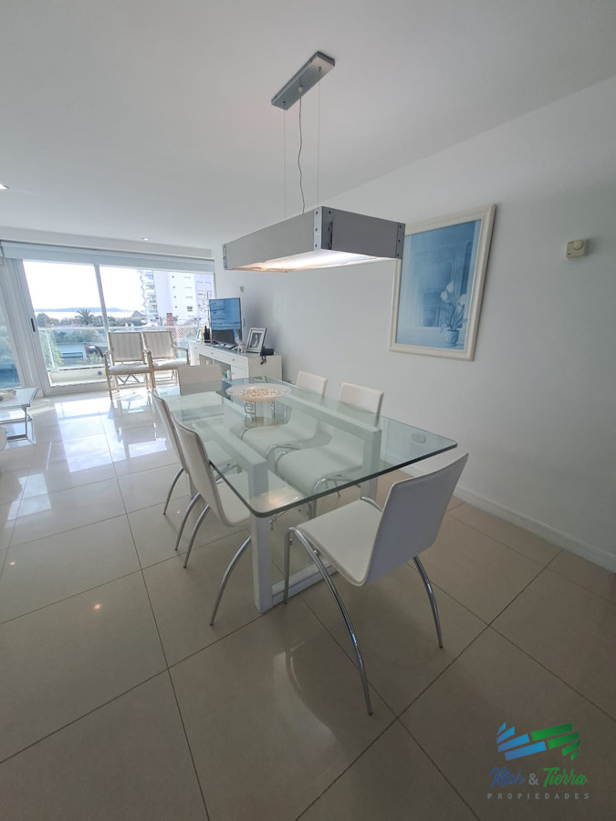 Apartamento ID.5404 - En venta Apartamento en Playa Mansa de 3 Dormitorios con vista playa mansa, Punta del Este
