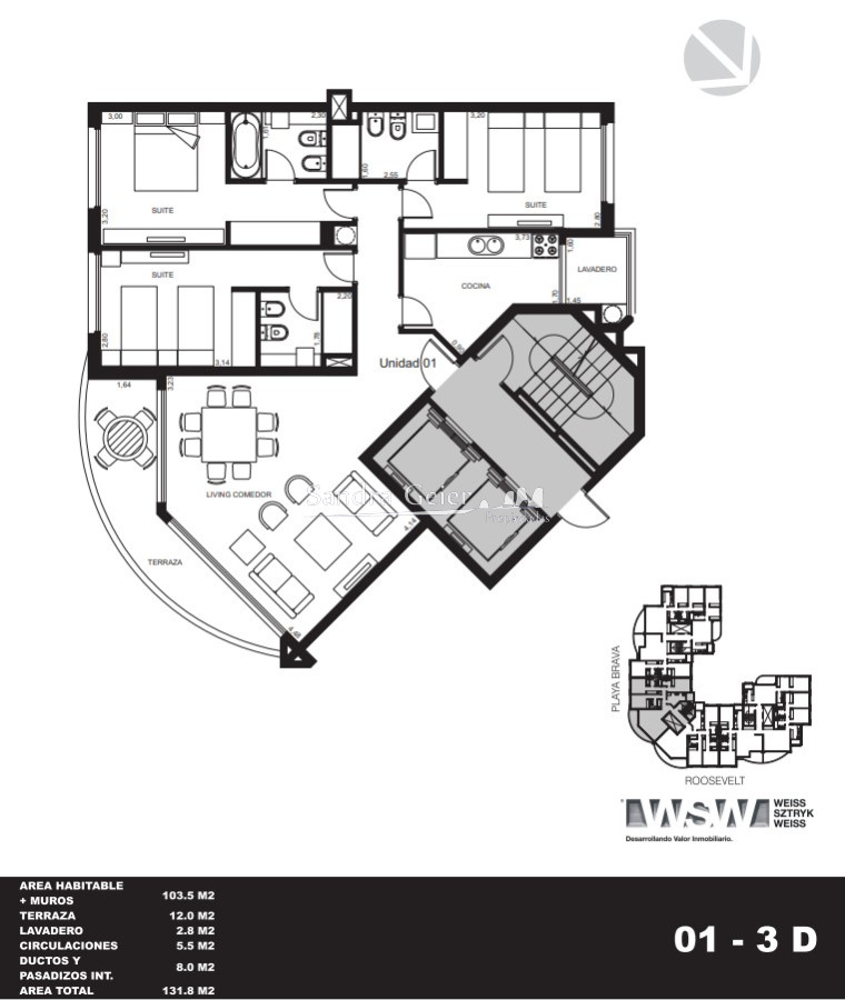 Apartamento ID.1995 - Departamento en venta en edificio Ocean Drive