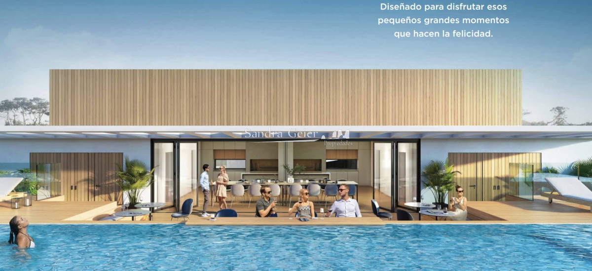 Apartamento ID.3433 - Departamento de 2 dormitorios con 2 baños en venta, gran terraza. Walmer Lagoon