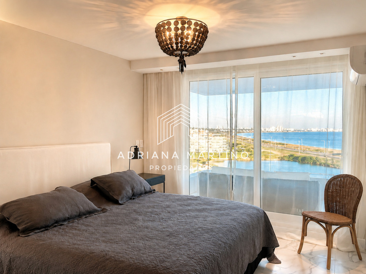 Apartamento ID.71099 - Vende apartamento con vista al mar de 3 suites, en Mansa- Punta del Este.