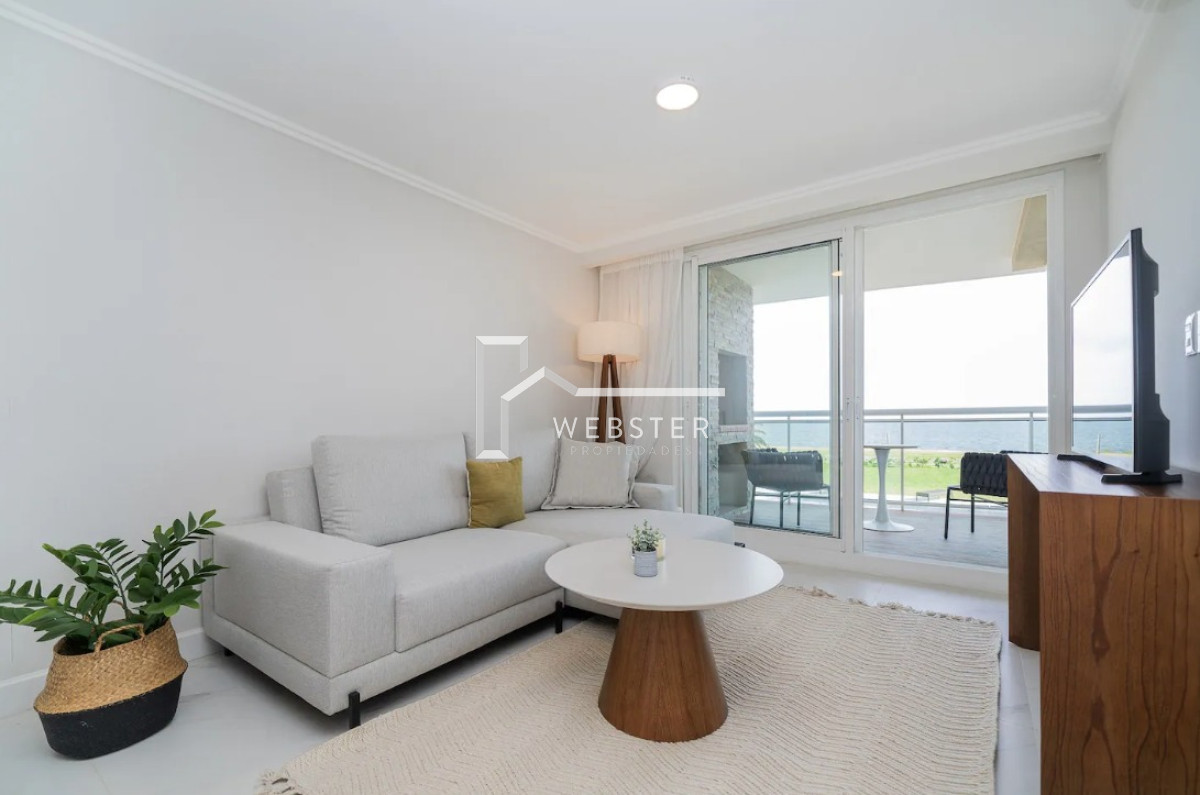 Apartamento ID.2188 - Apartamento en Alquiler de 2 dormitorio frente al Mar en Edificio Cruceros, Punta del este , Playa Mansa