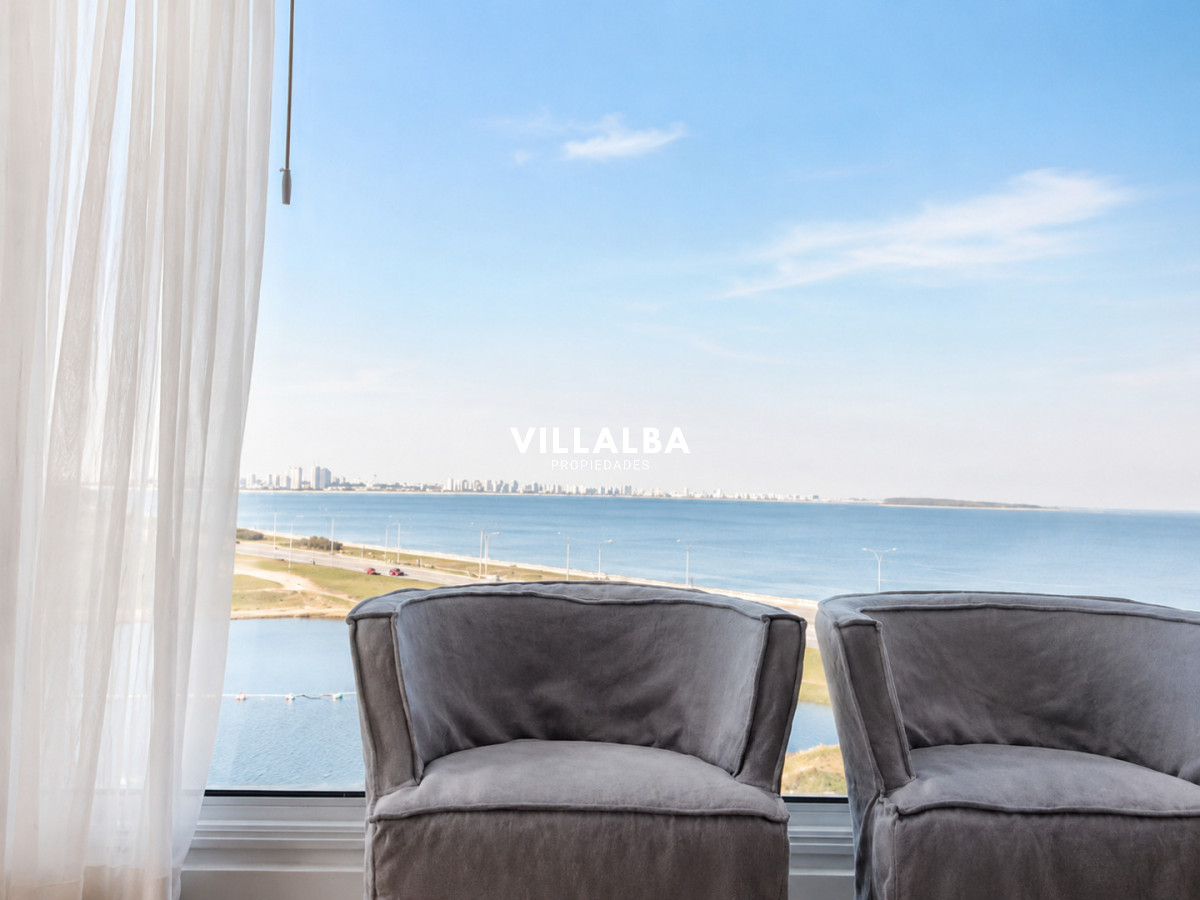 Apartamento ID.3358 - Vende apartamento con vista al mar de 3 suites, en Mansa- Punta del Este.