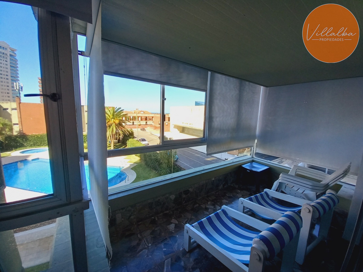 Apartamento ID.1163 - Playa mansa frente al mar, Amplios ambientes.