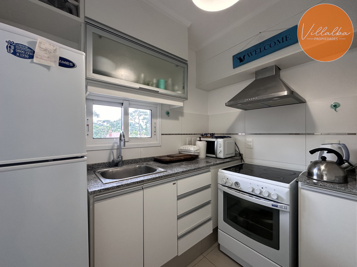 Apartamento ID.3309 - Vende apartamento en playa mansa de 1 dormitorio con parrillero, Punta del Este 