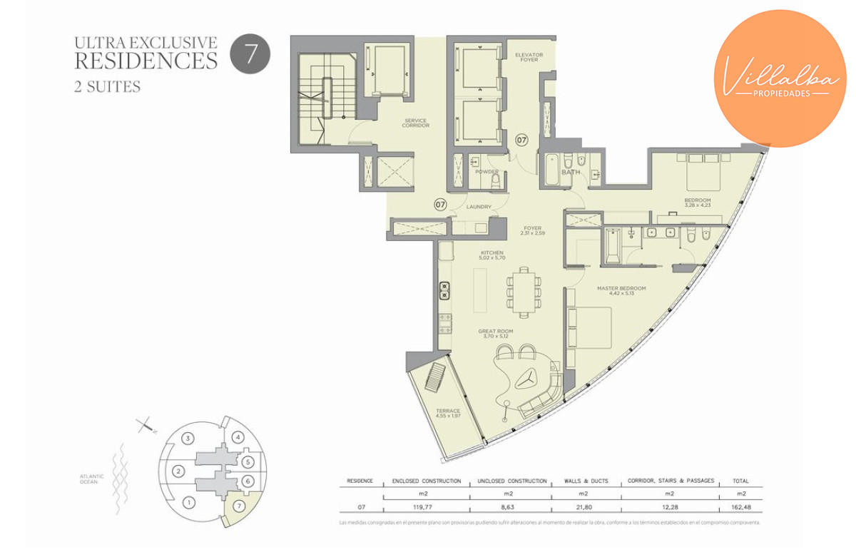 Apartamento ID.2811 - Departamento de 2 suite en venta frente al mar torre permium. Trump Tower