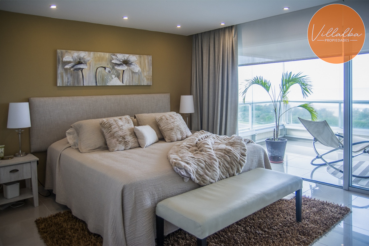 Apartamento ID.1255 - Espectacular penthouse frente al mar playa brava Punta Del Este.