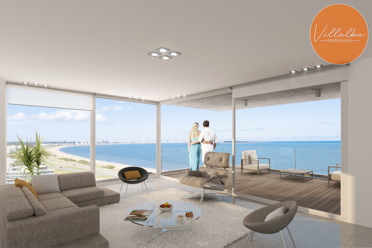 Apartamento ID.3358 - Vende apartamento con vista al mar de 3 suites, en Mansa- Punta del Este.