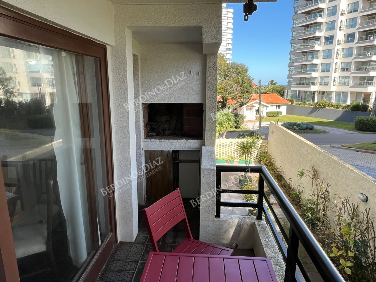 Apartamento ID.2796 - Apartamento de 1 dormitorio, con parrillero en balcon, Roosevelt Punta del Este