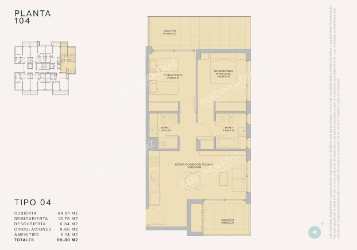 Apartamento ID.3120 - Margherita A Mare Residences - Nuevo Lanzamiento en Punta del Este, departamento 2 dormitorios