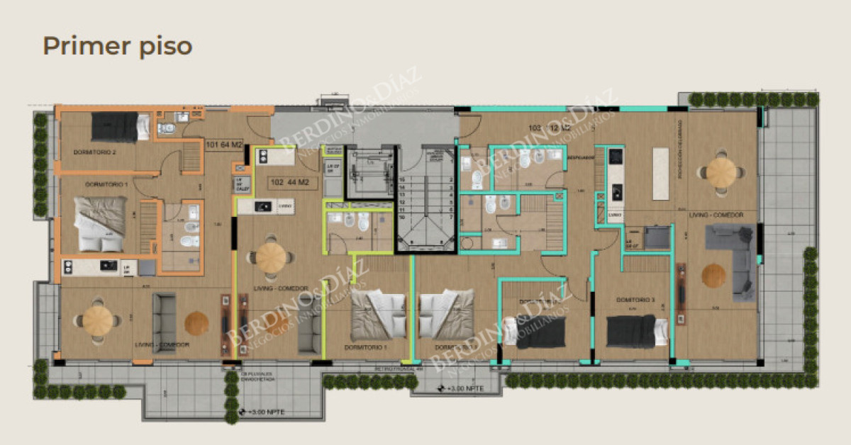 Apartamento ID.3132 - PROYECTO MODELO, nuevo lanzamiento en Punta del Este, en el corazon de la Peninsula