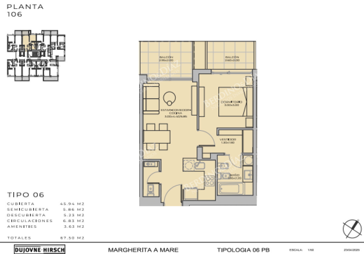 Apartamento ID.3120 - Margherita A Mare Residences - Nuevo Lanzamiento en Punta del Este, departamento 2 dormitorios
