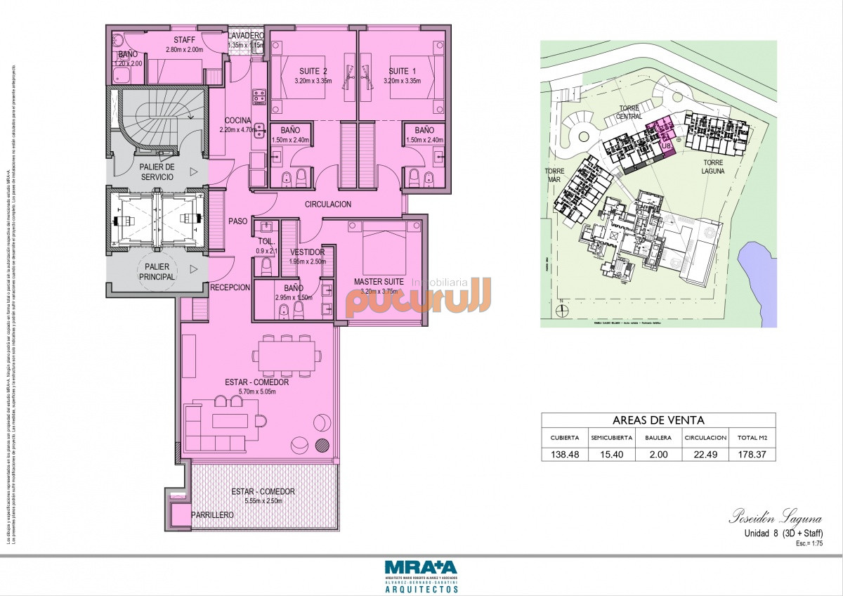 Apartamento ID.2651 - Invierta con financiación en espectacular torre con vista a la laguna y el mar. 