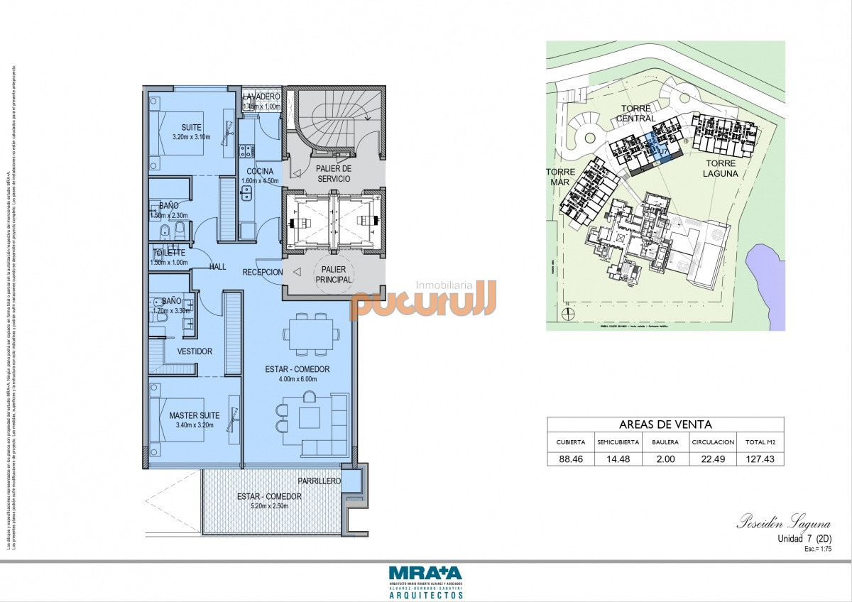 Apartamento ID.2651 - Invierta con financiación en espectacular torre con vista a la laguna y el mar. 