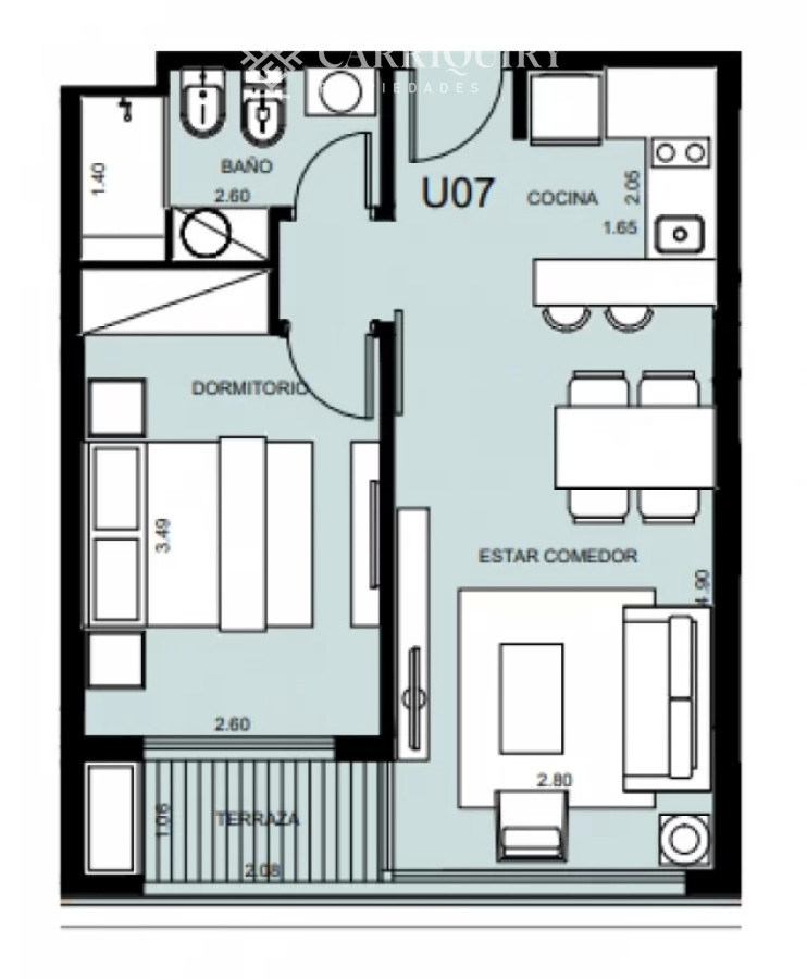Apartamento ID.10206 - Departamento de 1 dormitorio en venta, proximo a ocupar, TORRE A ESTRENAR