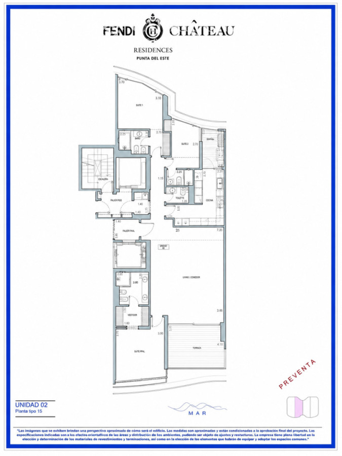 Apartamento ID.7471/Con-piscina-propia,-espectacular-vista-y-ubicaciónALQUILER-Y-VENTA-PUERTO - Espectacular apartamento en alquiler en la torre mas lujosa de Punta del este