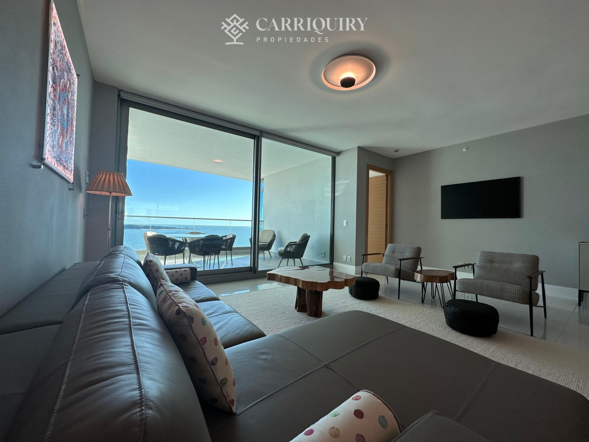 Apartamento ID.7471/ALQUILER-TEMPORARIO-Y-VENTA-APARTAMENTO-3-DORMITORIOS - Espectacular apartamento en alquiler en la torre mas lujosa de Punta del este