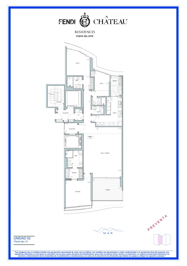 Apartamento ID.7471/ALQUILER-TEMPORARIO-Y-VENTA-APARTAMENTO-3-DORMITORIOS - Espectacular apartamento en alquiler en la torre mas lujosa de Punta del este