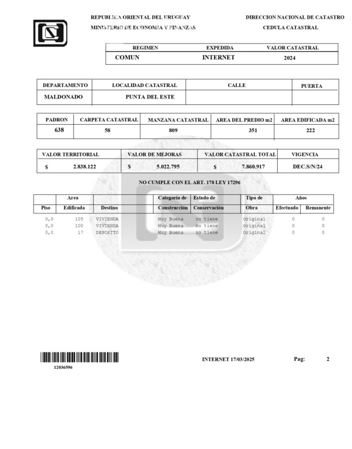 Casa ID.9600/Casa-en-Mansa,-5-dormitorios-ABIERTO-A-NEGOCIOS,-TOMA-TERRENO-O-APARTAMENTOS-.PUEDE-FINANCIAR-40-CON-INTERES - Importante residencia frente al mar en venta.